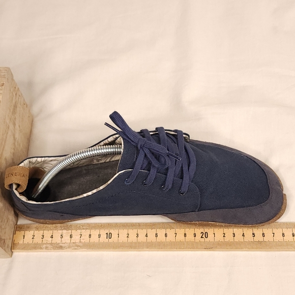 Wildling Canvas Minimalist Shoe, Navy Blue, Women's 10, Navy Blue, Handm… - Picture 13 of 16